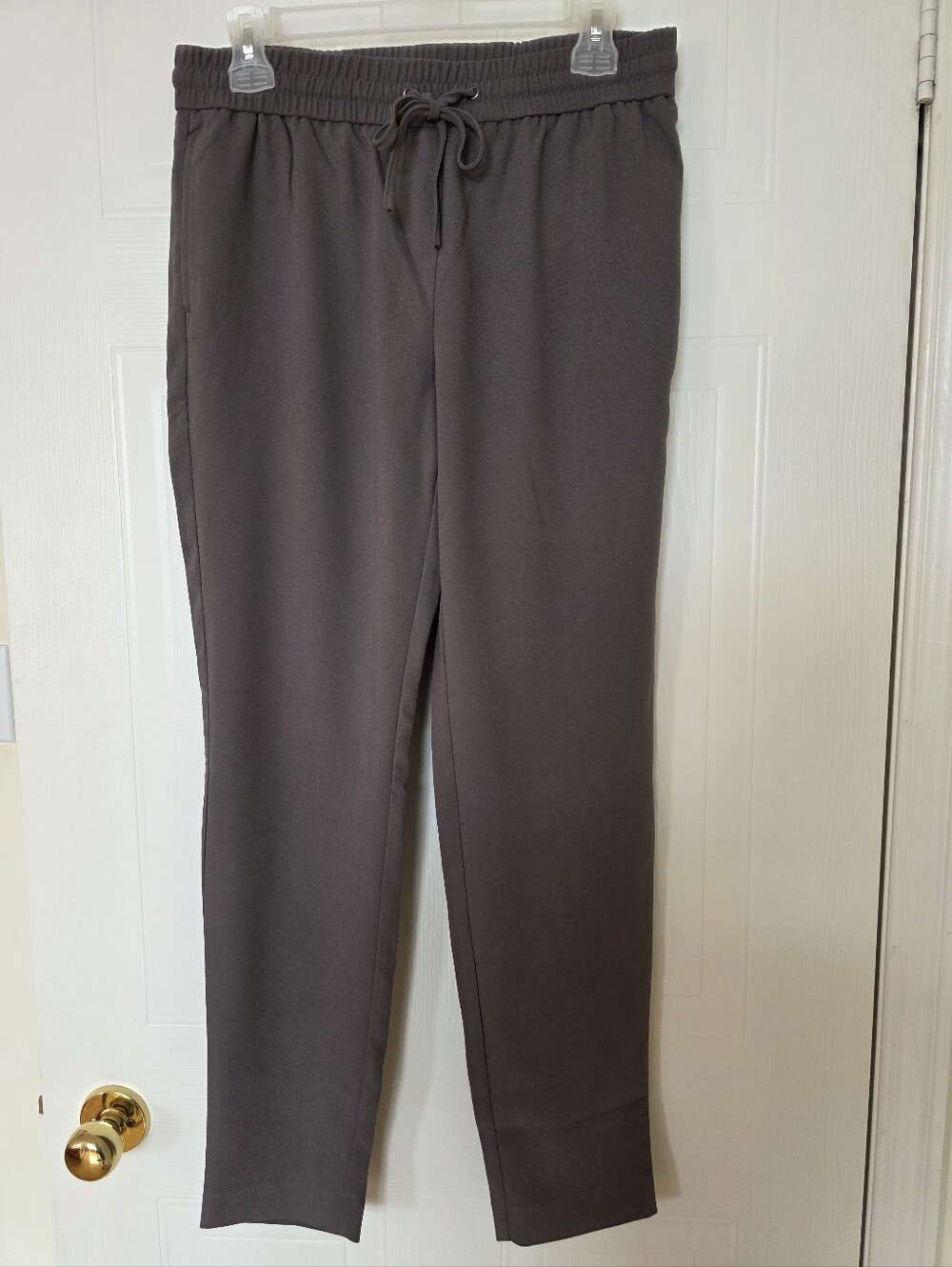 RW&CO. Drawstring Joggers With Pockets, Gray, Small